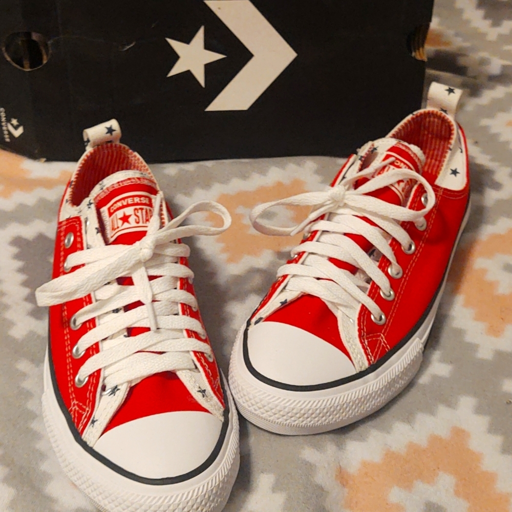 Patriotic Converse Shoes
